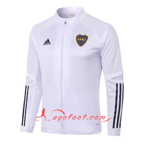 Nouveau Veste Foot Boca Juniors Blanc 20/21