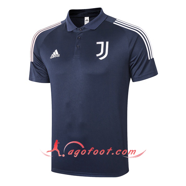Polo Foot Juventus Bleu Royal 20/21
