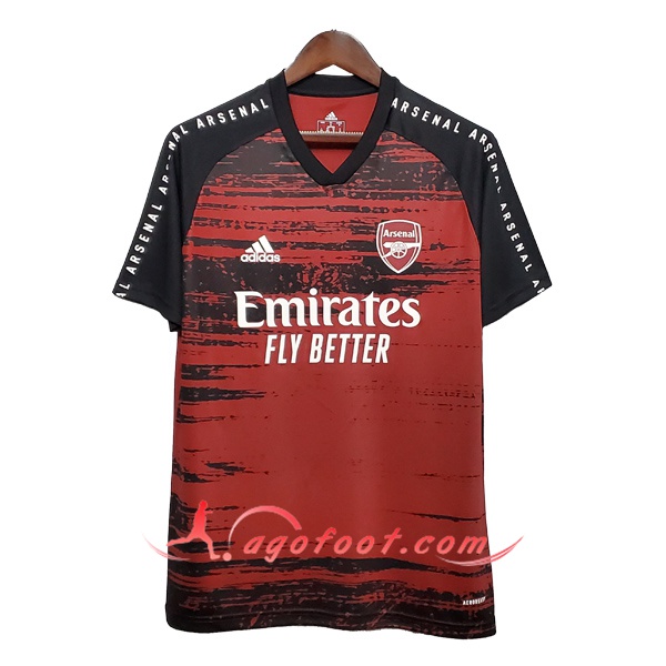 Training T-Shirts Arsenal Noir/Rouge 20/21