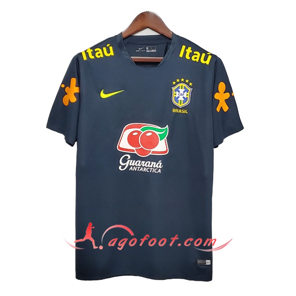 Training T-Shirts Bresil Gris Fonce 20/21