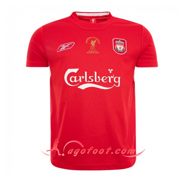 Maillot Retro FC Liverpool Domicile Champions 2005