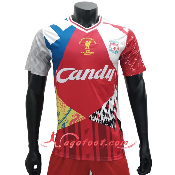 Maillot Retro FC Liverpool The Final Istanbul 2005 Commemorate