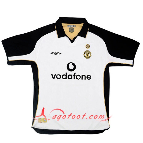 Maillot Retro Manchester United Exterieur 2001/2002