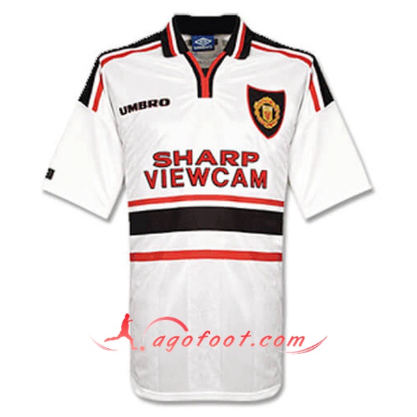 Maillot Retro Manchester United Exterieur 1997/1999