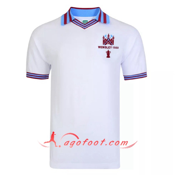 Maillot Retro West Ham Finale de la FA Cup 1980