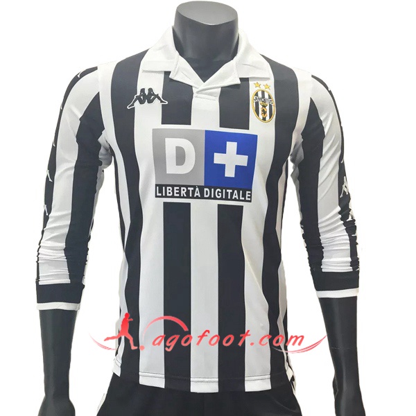 Maillot Retro Juventus Domicile Manche Longue 1999/2000