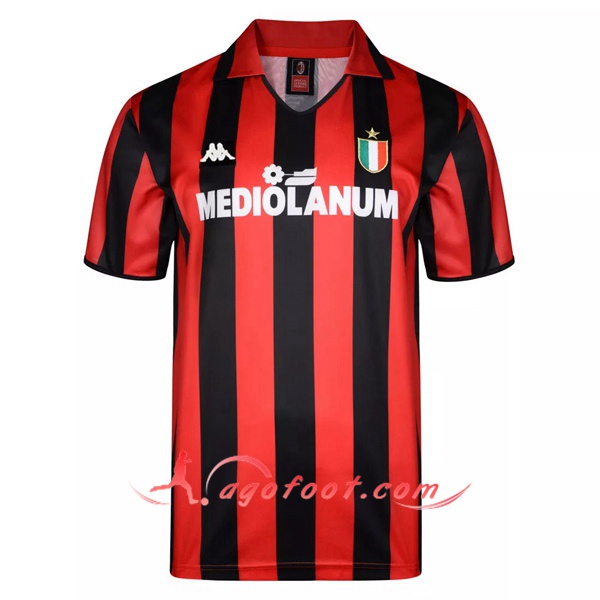 Maillot Retro Milan AC Domicile 1988/1989