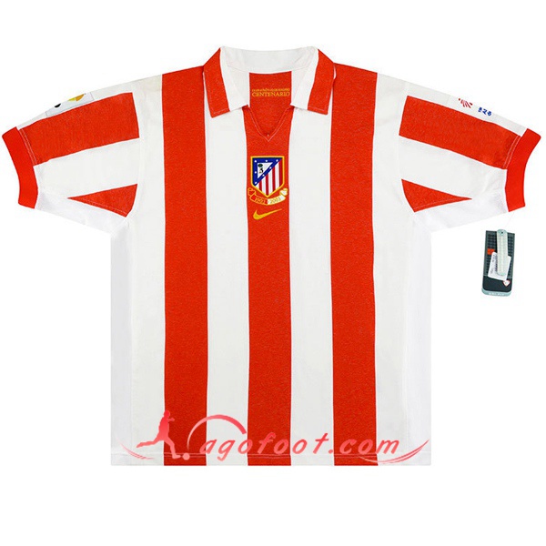 Maillot Retro Atletico Madrid Domicile 2003/2004