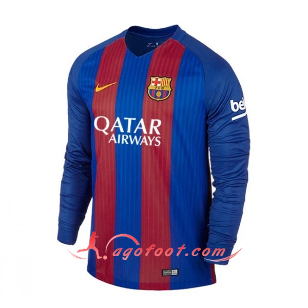 Maillot Retro FC Barcelone Domicile Manche Longue 2016/2017