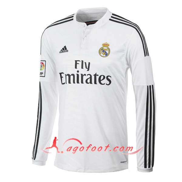 Maillot Retro Real Madrid Domicile Manche Longue 2014/2015