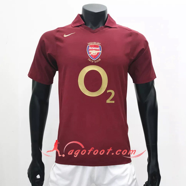 Maillot Retro Arsenal Domicile 2005/2006