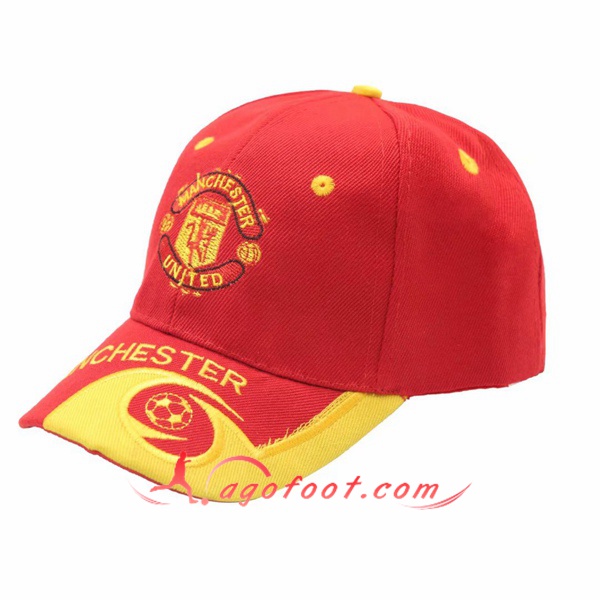 Casquette de Foot Manchester United Rouge