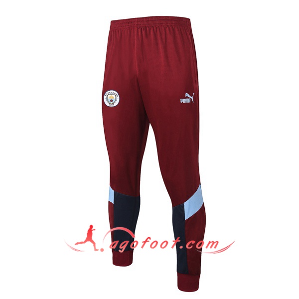 Nouveau Training Pantalon Manchester City Rouge 20/21