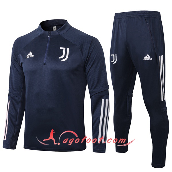 Ensemble Survetement de Foot Juventus Bleu Royal 20/21
