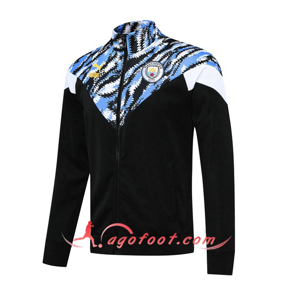 Nouveaux Veste Foot Manchester City Noir 20/21