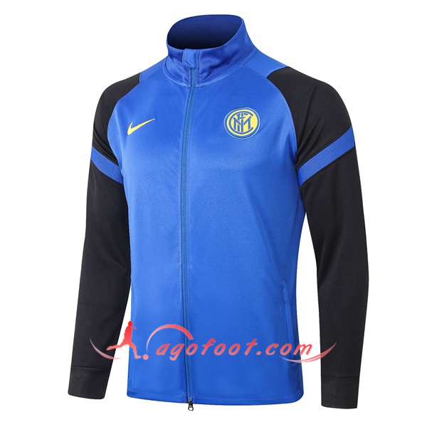 Nouveaux Veste Foot Inter Milan Bleu 20/21