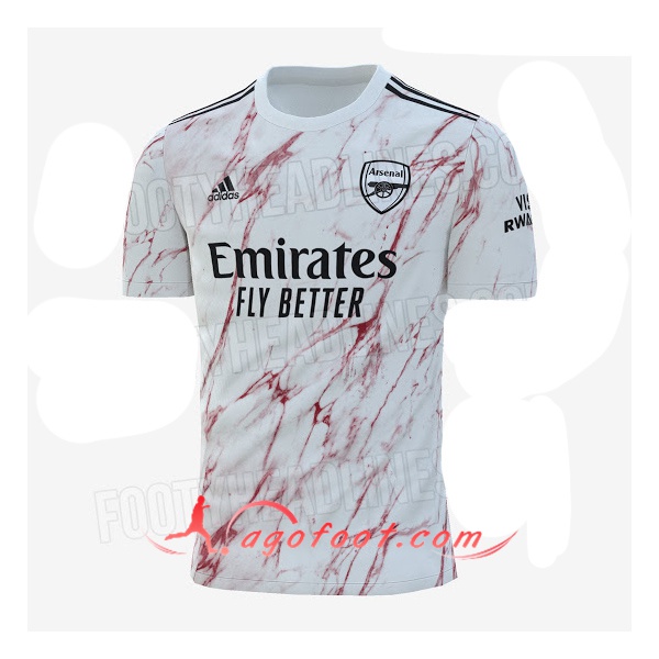 Maillot Foot Arsenal Exterieur Personnalisé Floqué 20/21