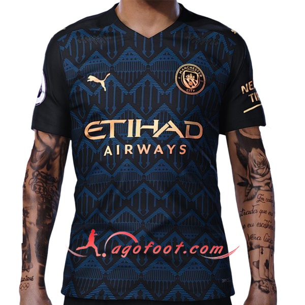 Maillot Foot Manchester City Exterieur Personnalisé Floqué 20/21