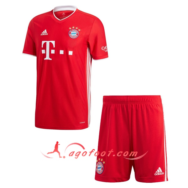 Ensemble Maillots Foot Bayern Munich Enfant Domicile Personnalisé 20/21