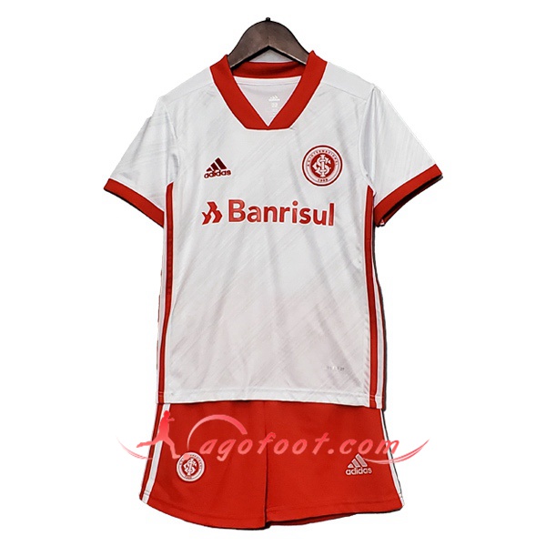 Ensemble Maillots Foot SC Internacional Enfant Exterieur Personnalisé 20/21