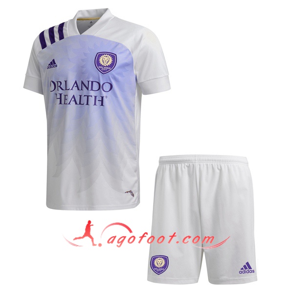 Ensemble Maillots Foot Orlando City SC Enfant Exterieur Personnalisé 20/21