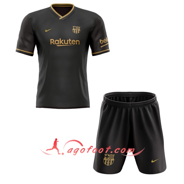 Ensemble Maillots Foot FC Barcelone Enfant Exterieur Personnalisé 20/21
