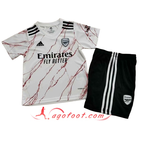 Ensemble Maillots Foot Arsenal Enfant Exterieur Personnalisé 20/21