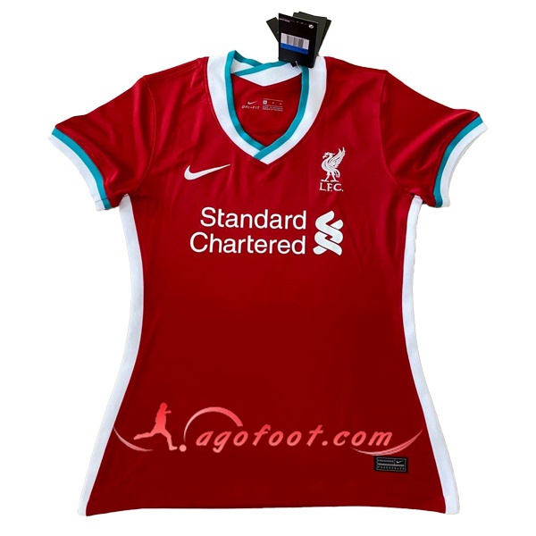 Maillot Foot FC Liverpool Femme Domicile Personnalisé Floqué 20/21