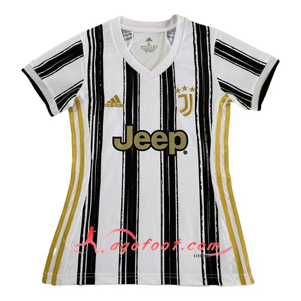 Maillot Foot Juventus Femme Domicile Personnalisé Floqué 20/21