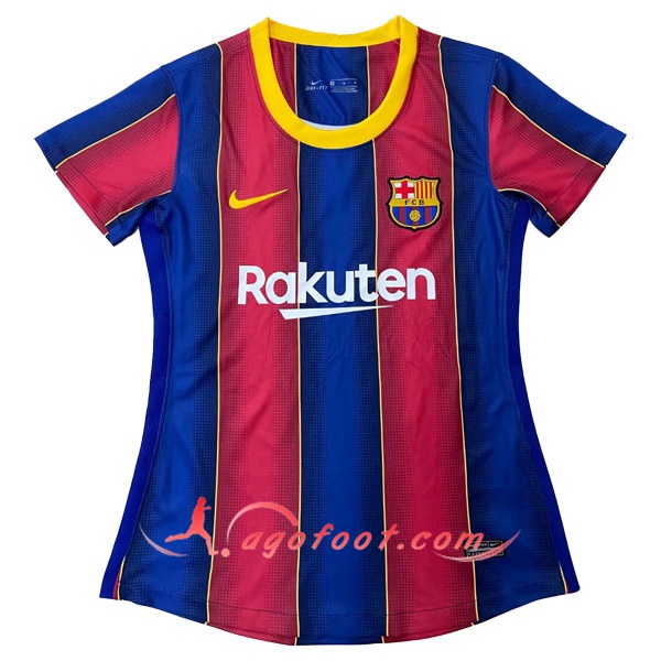 Maillot Foot FC Barcelone Femme Domicile Personnalisé Floqué 20/21