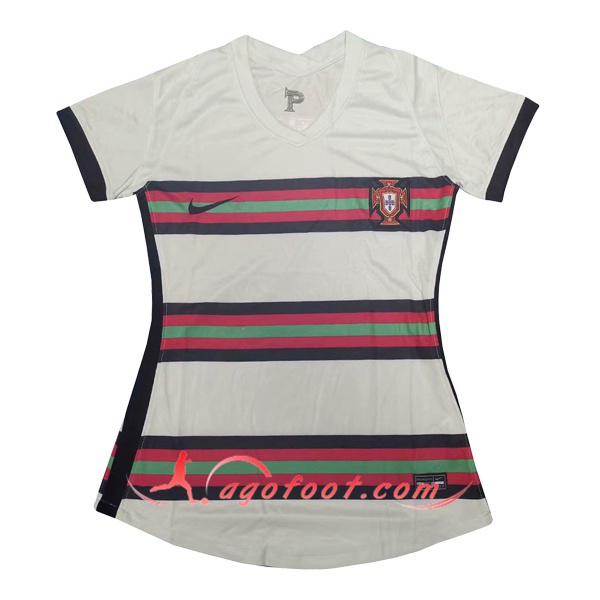 Maillot Foot Portugal Femme Exterieur Personnalisé Floqué 20/21