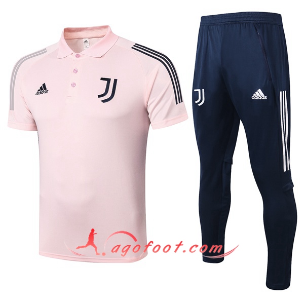 Ensemble Polo Juventus + Pantalon Rose 20/21