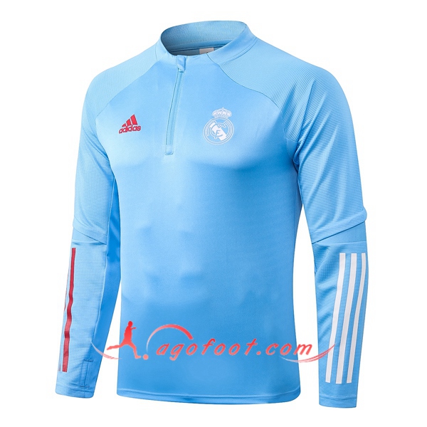 Nouveau Training Sweatshirt Real Madrid Bleu 20/21