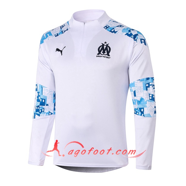 Nouveau Training Sweatshirt Marseille OM Blanc 20/21