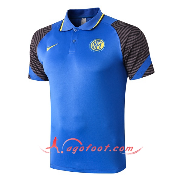 Polo Foot Inter Milan Bleu 20/21