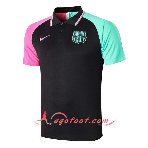 Polo Foot FC Barcelone Noir 20/21