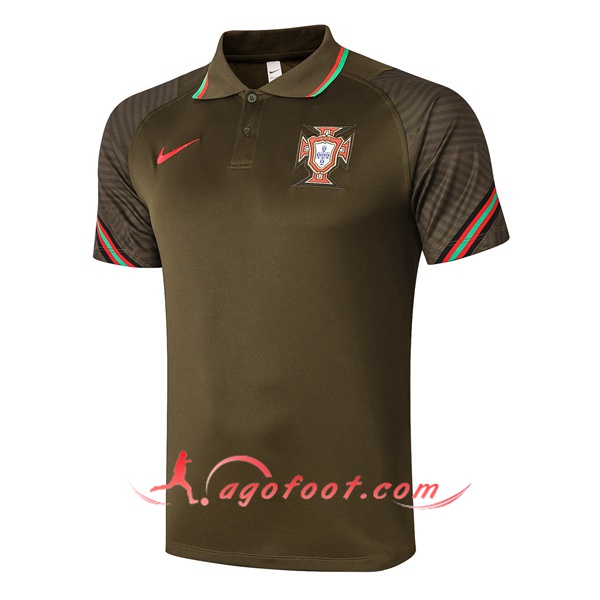 Polo Foot Portugal Marron 20/21