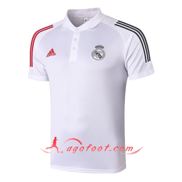 Polo Foot Real Madrid Blanc 20/21