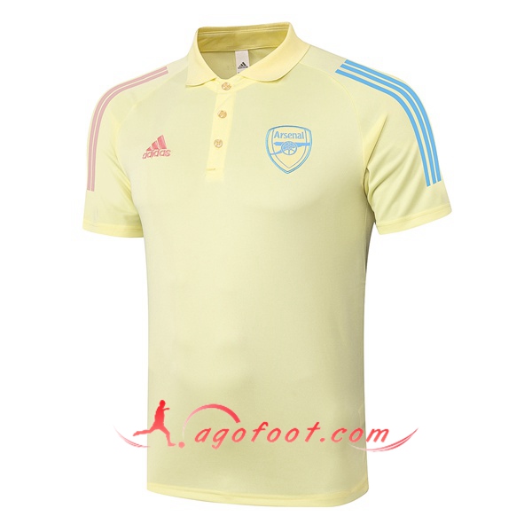Polo Foot Arsenal Jaune 20/21