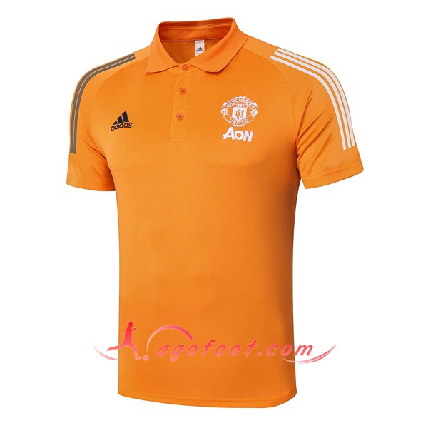 Polo Foot Manchester United Orange 20/21