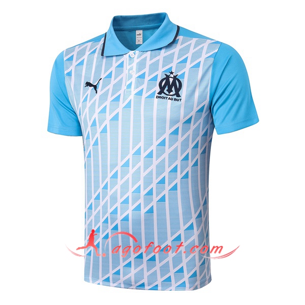 Polo Foot Marseille OM Bleu 20/21