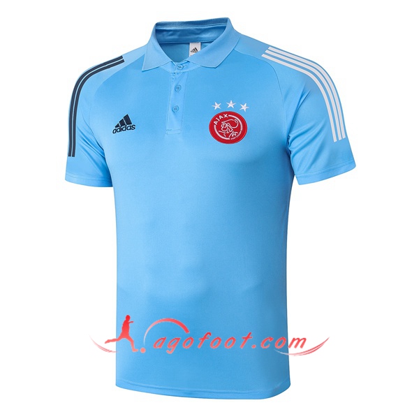 Polo Foot AFC Ajax Bleu 20/21