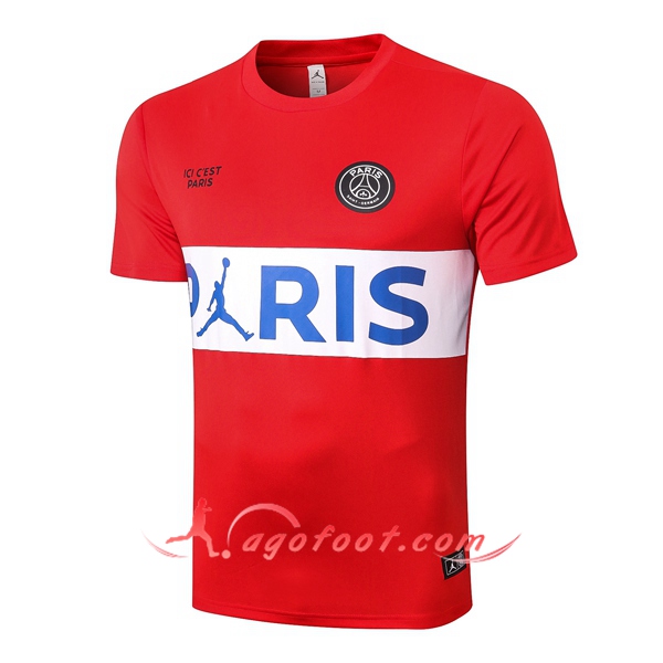 Training T-Shirts Paris PSG Rouge 20/21