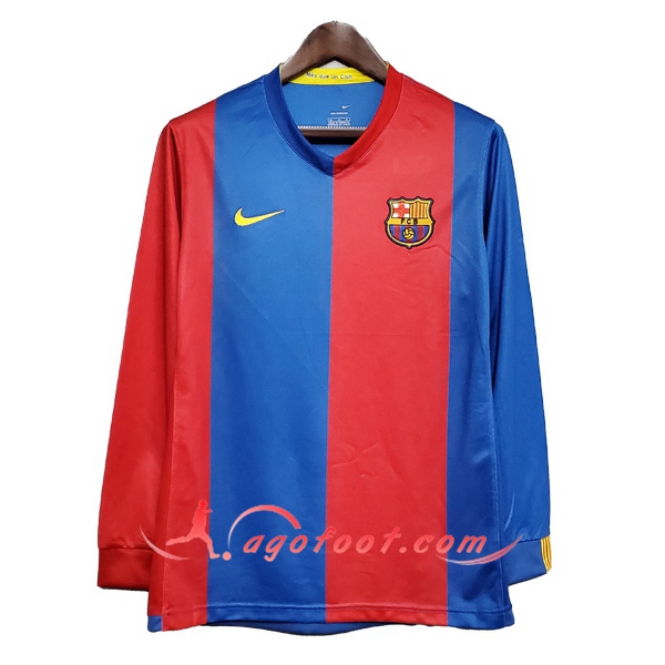 Maillot Retro FC Barcelone Manche Longue Domicile 2006/2007