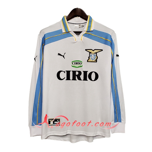Maillot Retro SS Lazio Manche Longue Domicile 2000/2001