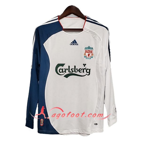 Maillot Retro FC Liverpool Manche Longue Exterieur 2006/2007