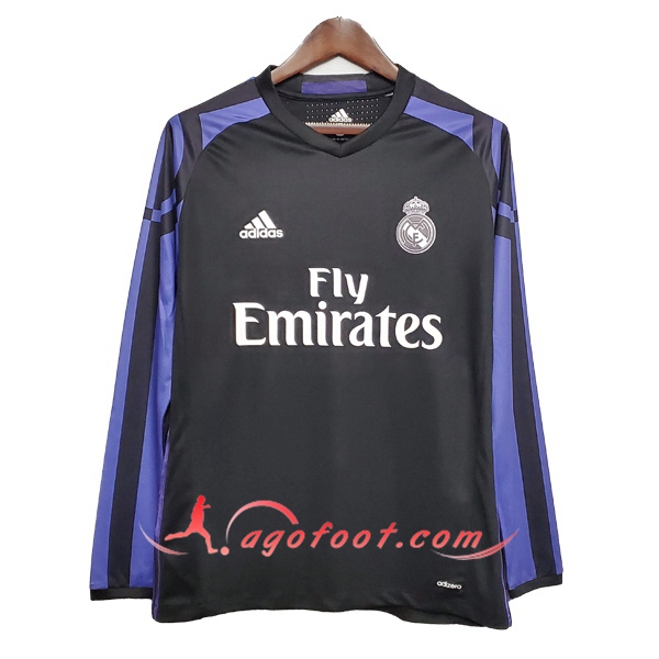 Maillot Retro Real Madrid Manche Longue Third 2015/2016