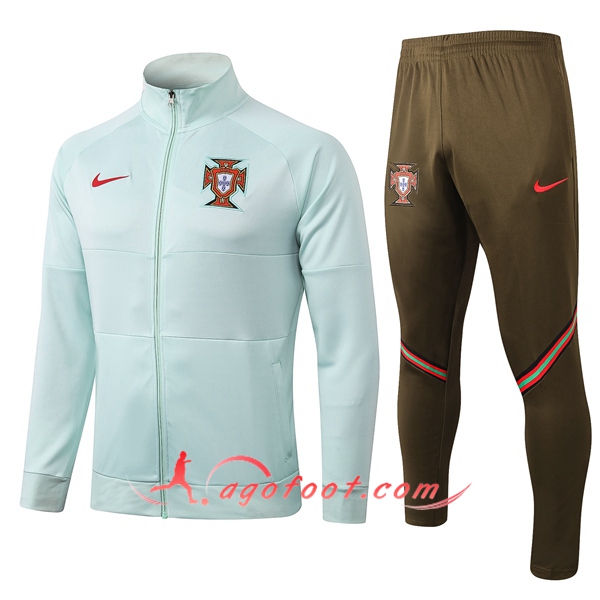 Ensemble Survetement de Foot - Veste Portugal Vert 20/21