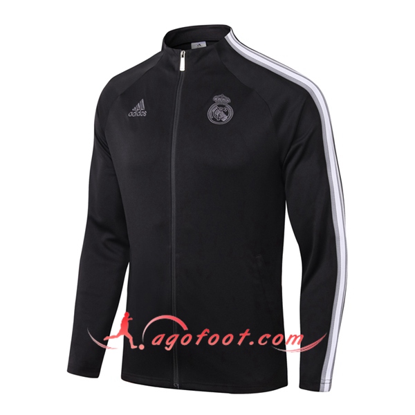 Nouveau Veste Foot Real Madrid Noir 20/21