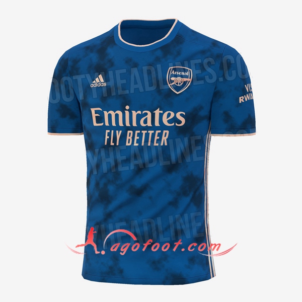 Maillot Foot Arsenal Third Personnalisé Floqué 20/21